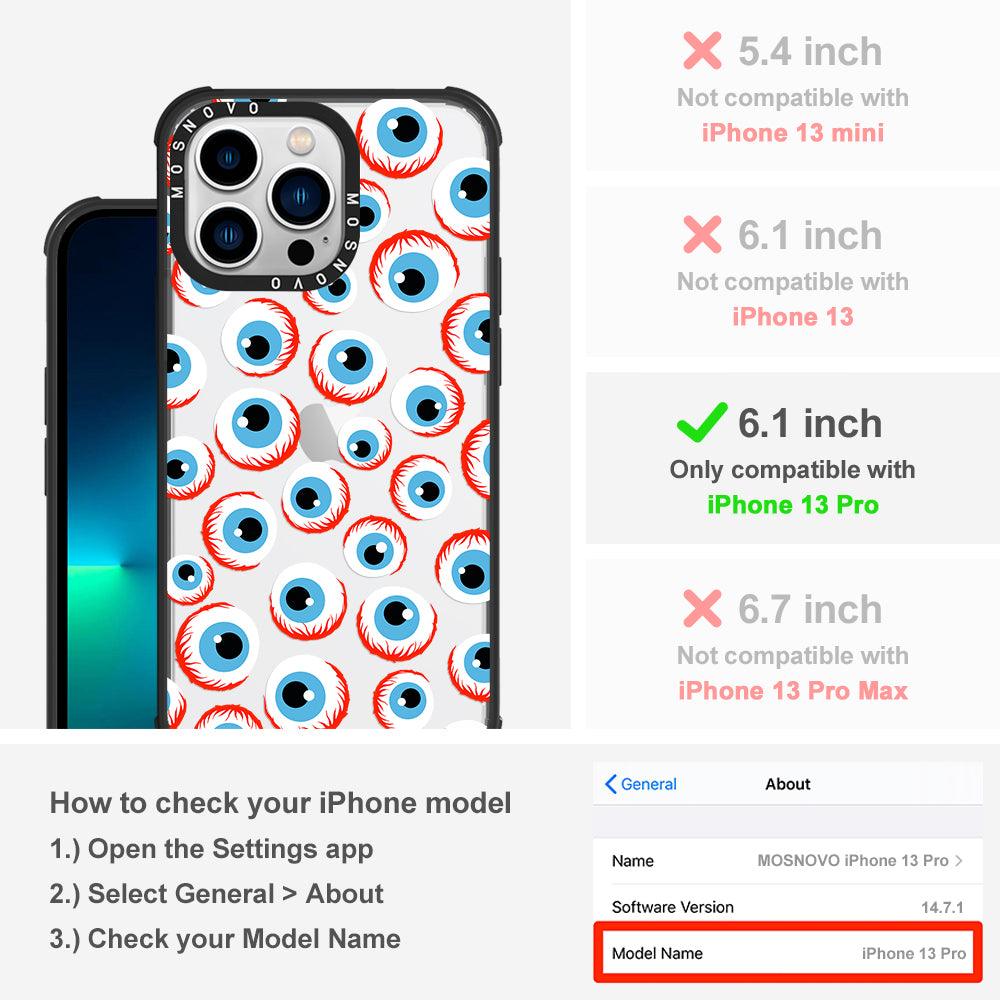 Scary Eyeball Phone Case - iPhone 13 Pro Case - MOSNOVO