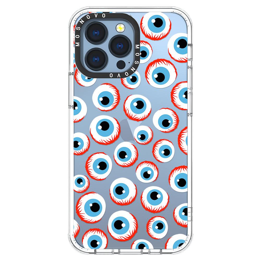 Scary Eyeball Phone Case - iPhone 13 Pro Case - MOSNOVO