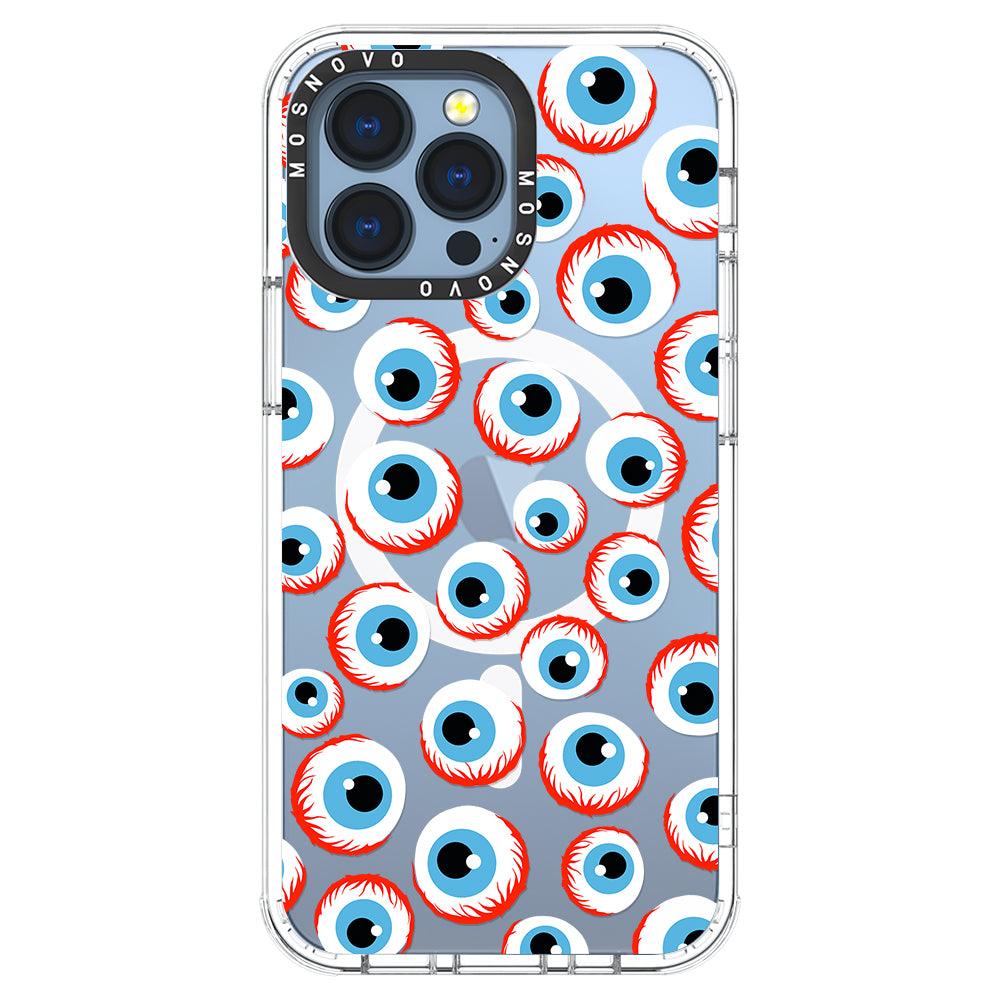 Scary Eyeball Phone Case - iPhone 13 Pro Case - MOSNOVO