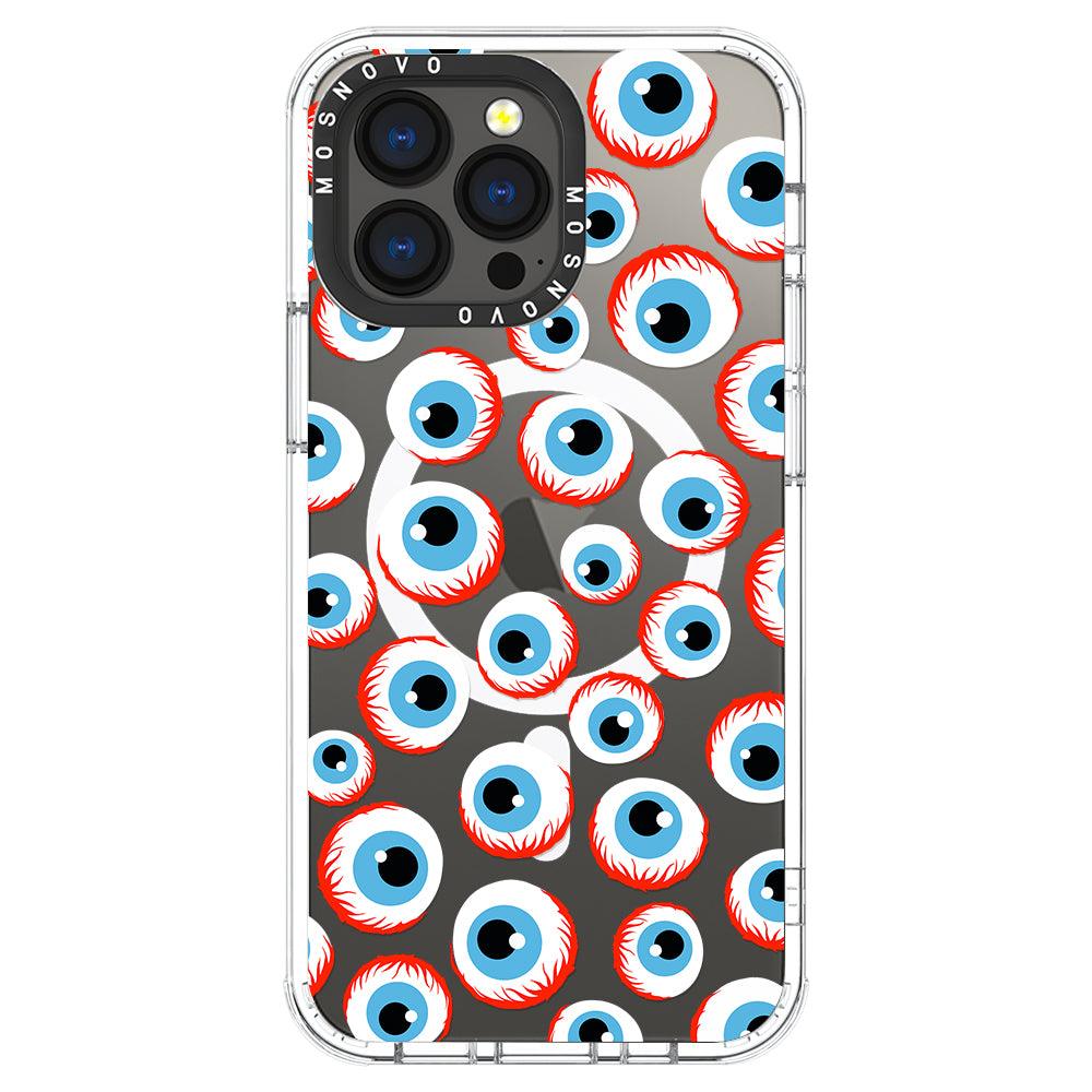 Scary Eyeball Phone Case - iPhone 13 Pro Case - MOSNOVO