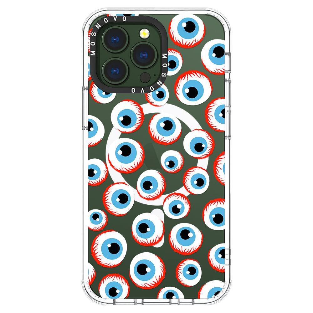 Scary Eyeball Phone Case - iPhone 13 Pro Case - MOSNOVO