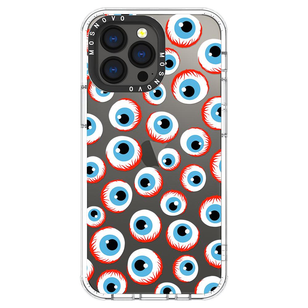 Scary Eyeball Phone Case - iPhone 13 Pro Case - MOSNOVO