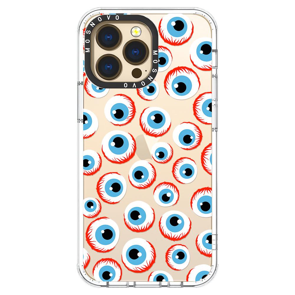 Scary Eyeball Phone Case - iPhone 13 Pro Case - MOSNOVO