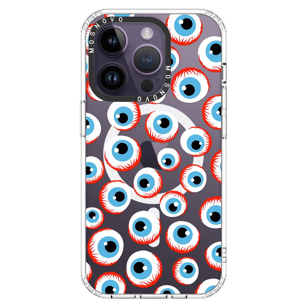 Scary Eyeball Phone Case - iPhone 14 Pro Case - MOSNOVO