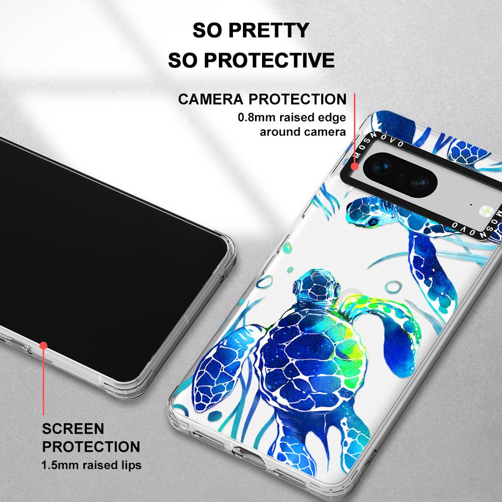 Sea Turtles Phone Case - Google Pixel 7 Case - MOSNOVO