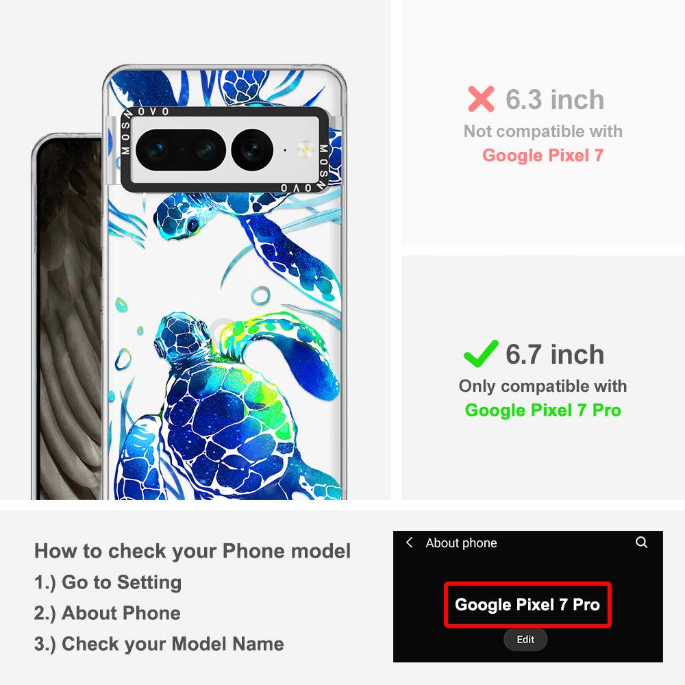 Sea Turtles Phone Case - Google Pixel 7 Pro Case - MOSNOVO