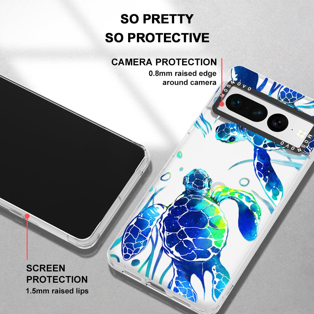 Sea Turtles Phone Case - Google Pixel 7 Pro Case - MOSNOVO