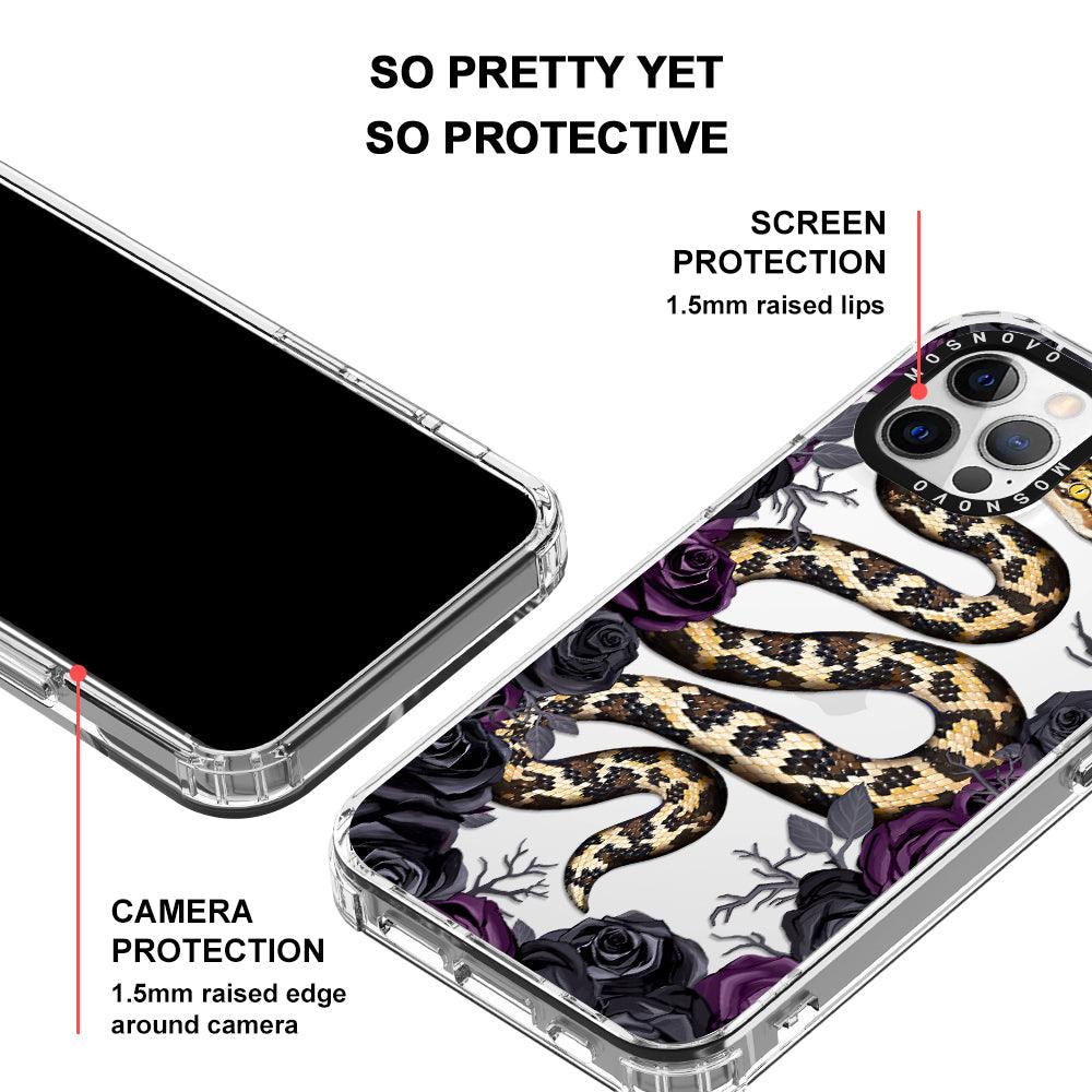 Secret Snake Garden Phone Case - iPhone 12 Pro Max Case - MOSNOVO