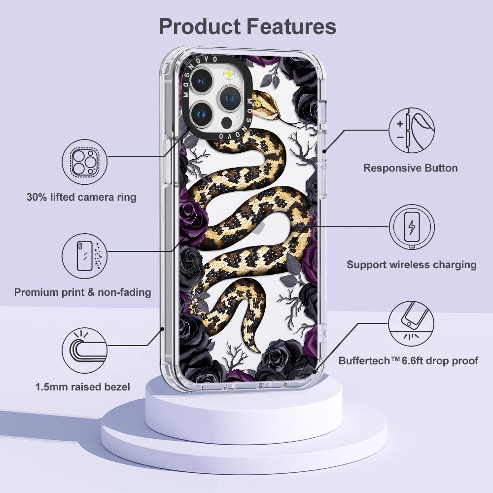 Secret Snake Garden Phone Case - iPhone 12 Pro Max Case - MOSNOVO