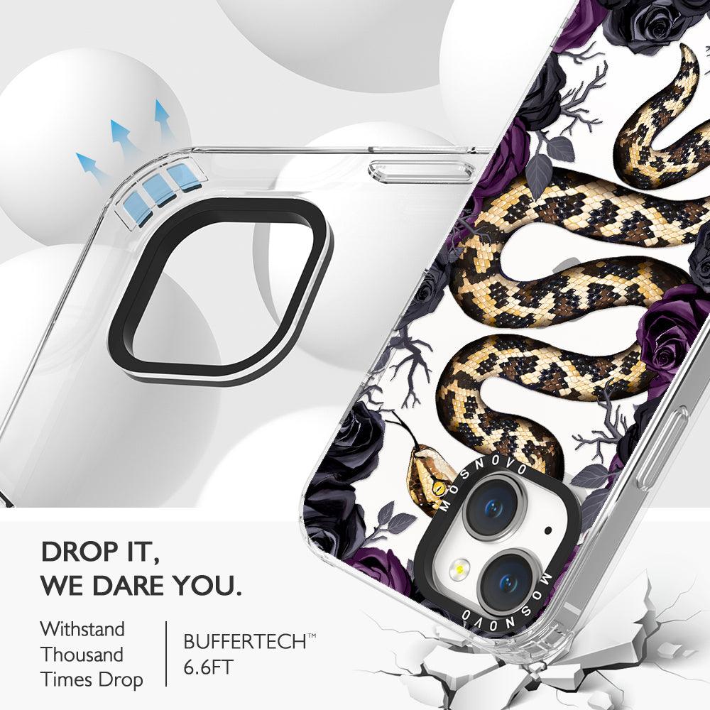Secret Snake Garden Phone Case - iPhone 14 Case - MOSNOVO