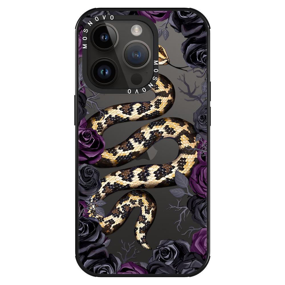 Secret Snake Garden Phone Case - iPhone 14 Pro Case - MOSNOVO