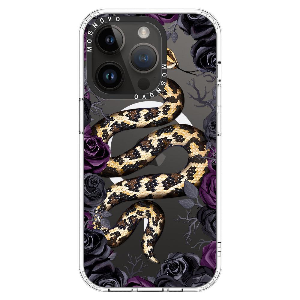 Secret Snake Garden Phone Case - iPhone 14 Pro Case - MOSNOVO