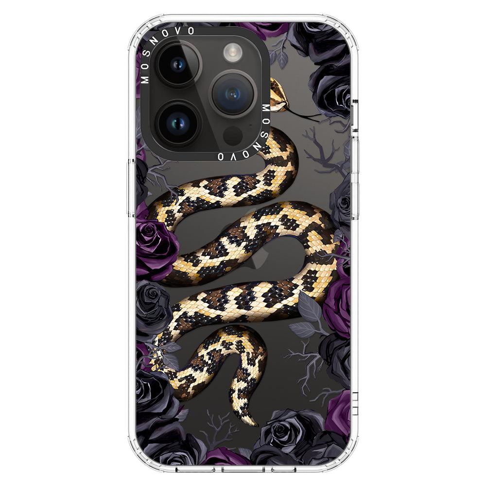 Secret Snake Garden Phone Case - iPhone 14 Pro Case - MOSNOVO