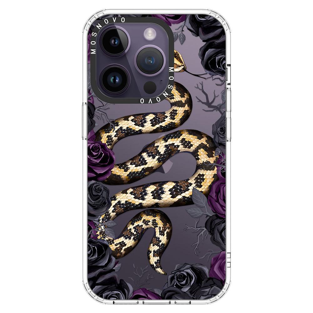 Secret Snake Garden Phone Case - iPhone 14 Pro Case - MOSNOVO