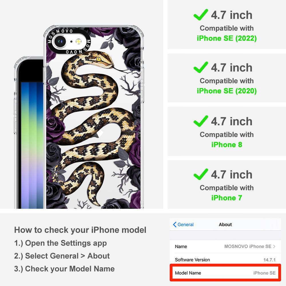 Secret Snake Garden Phone Case - iPhone 8 Case - MOSNOVO