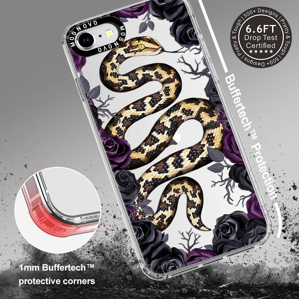 Secret Snake Garden Phone Case - iPhone 8 Case - MOSNOVO