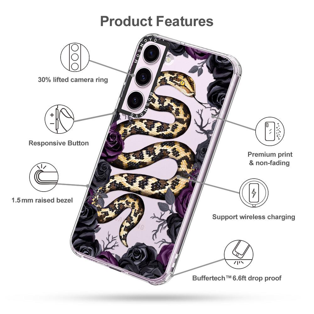 Secret Snake Garden Phone Case - Samsung Galaxy S23 Plus Case - MOSNOVO