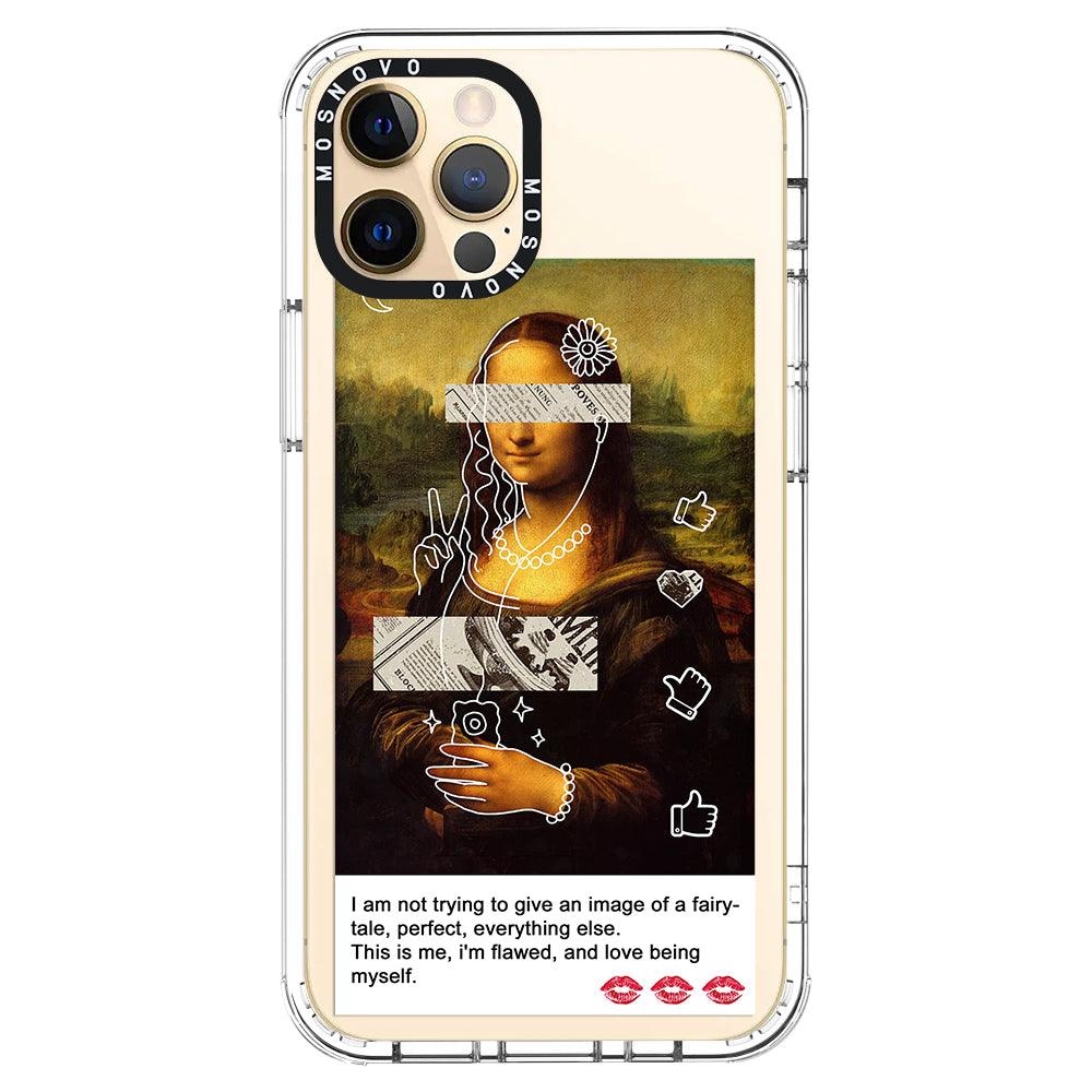 Selfie Artwork Phone Case - iPhone 12 Pro Max Case - MOSNOVO