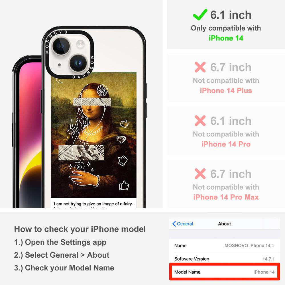 Selfie Artwork Phone Case - iPhone 14 Case - MOSNOVO
