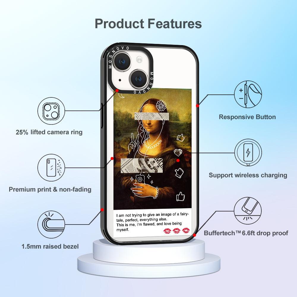Selfie Artwork Phone Case - iPhone 14 Case - MOSNOVO