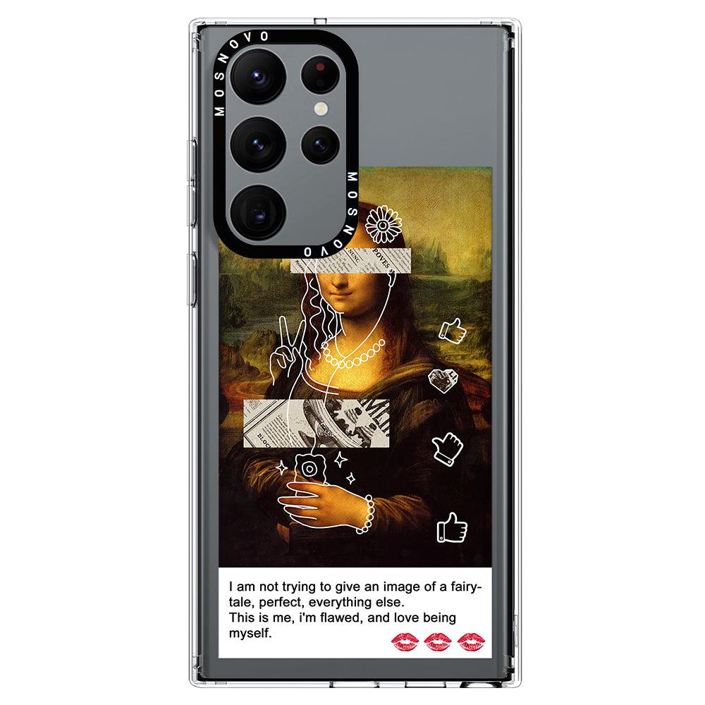 Selfie Artwork Phone Case - Samsung Galaxy S22 Ultra Case - MOSNOVO