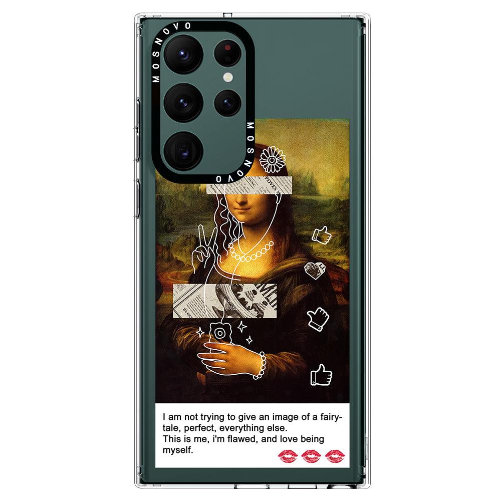 Selfie Artwork Phone Case - Samsung Galaxy S22 Ultra Case - MOSNOVO