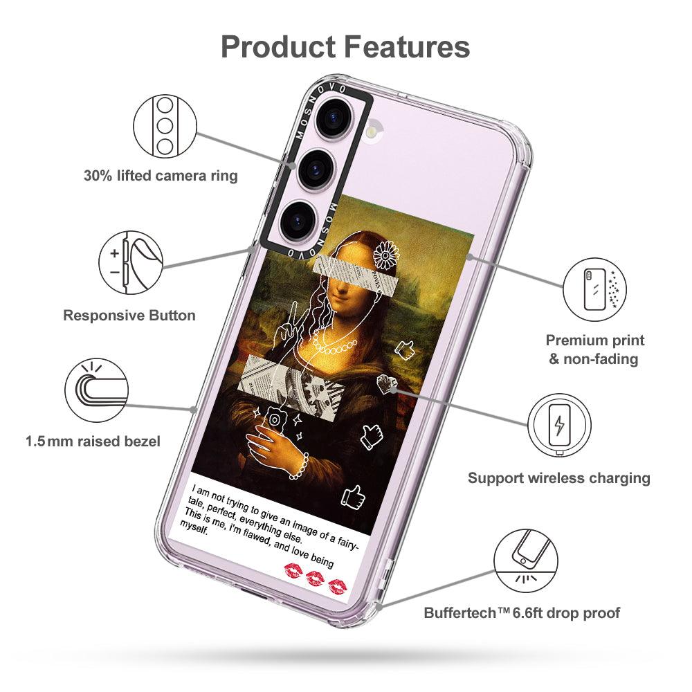 Selfie Artwork Phone Case - Samsung Galaxy S23 Case - MOSNOVO