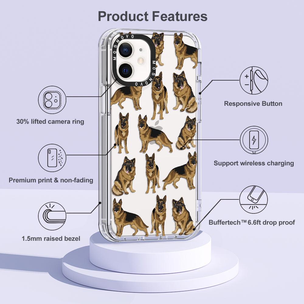 Shepherd Dog Phone Case - iPhone 12 Case - MOSNOVO