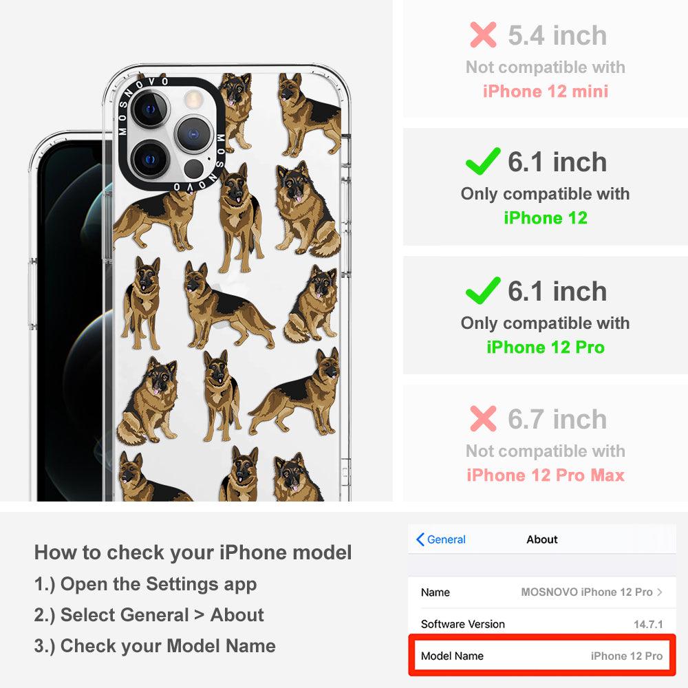 Shepherd Dog Phone Case - iPhone 12 Pro Case - MOSNOVO