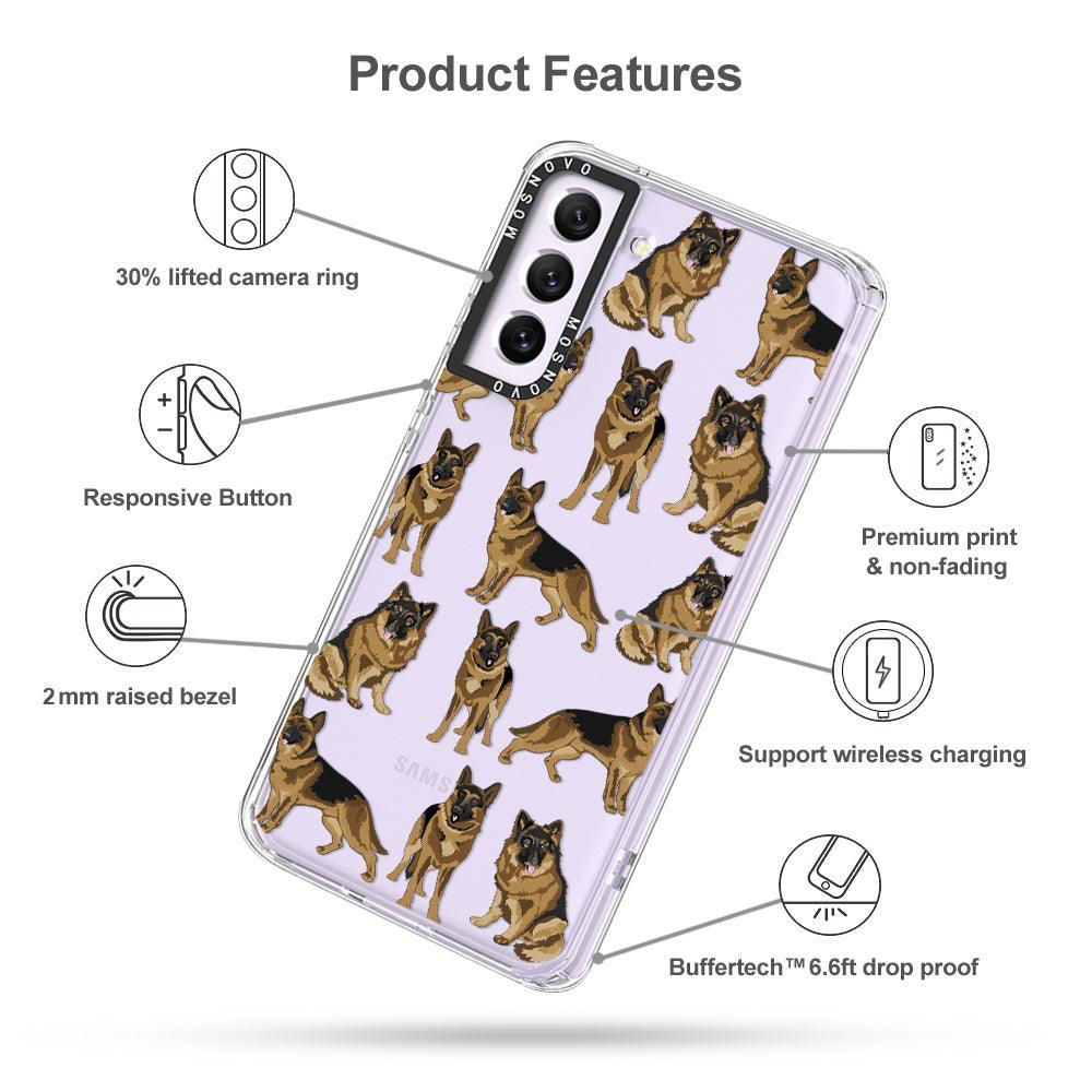 Shepherd Dog Phone Case - Samsung Galaxy S21 FE Case - MOSNOVO