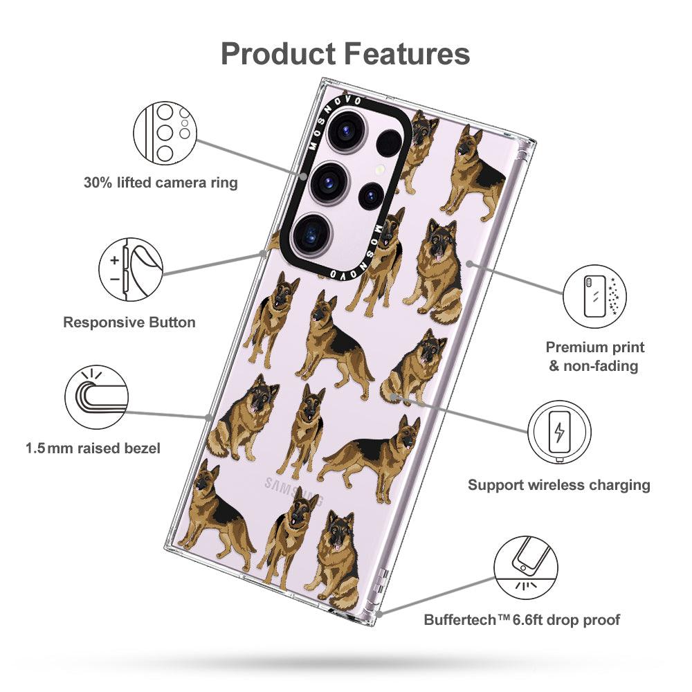 Shepherd Dog Phone Case - Samsung Galaxy S23 Ultra Case - MOSNOVO