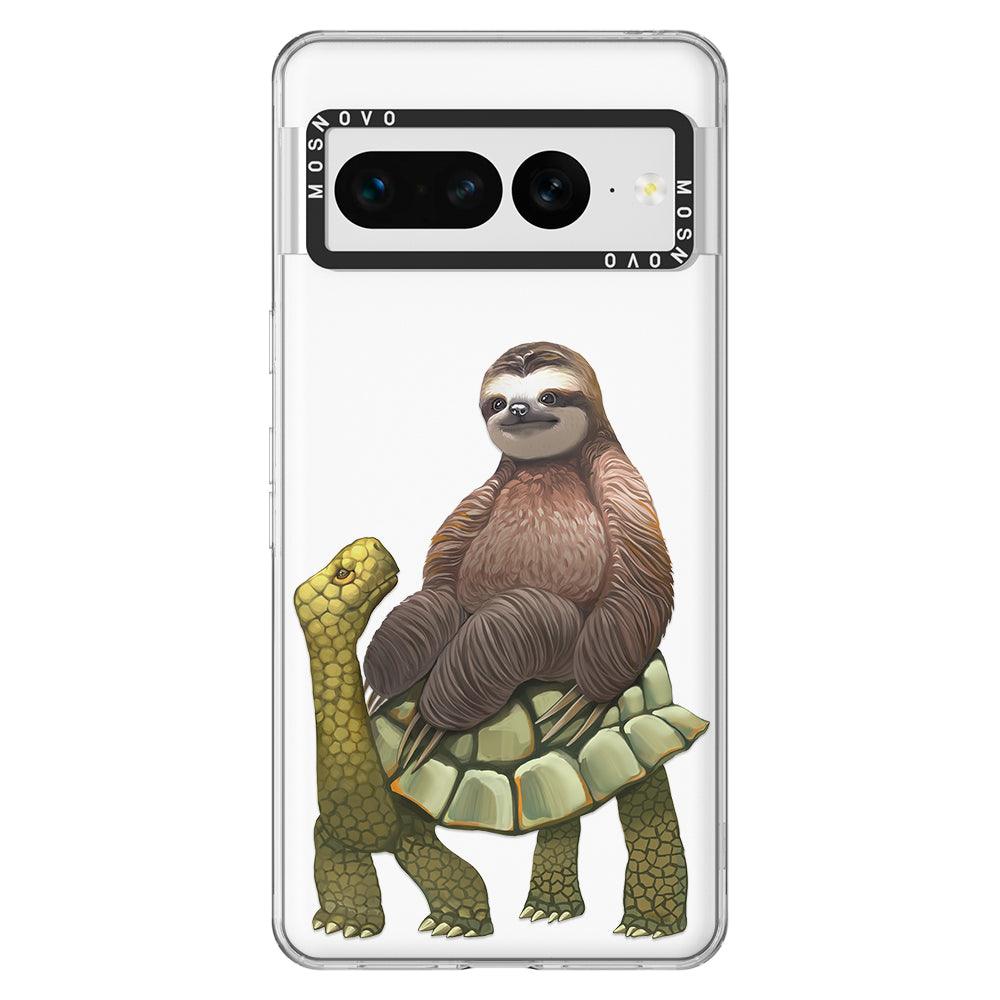 Sloth Turtle Phone Case - Google Pixel 7 Pro Case - MOSNOVO