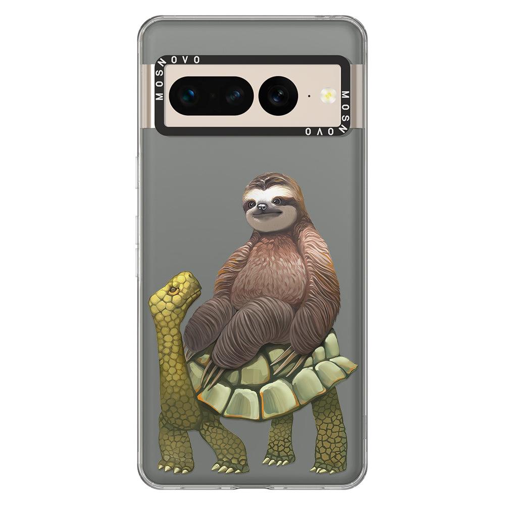 Sloth Turtle Phone Case - Google Pixel 7 Pro Case - MOSNOVO