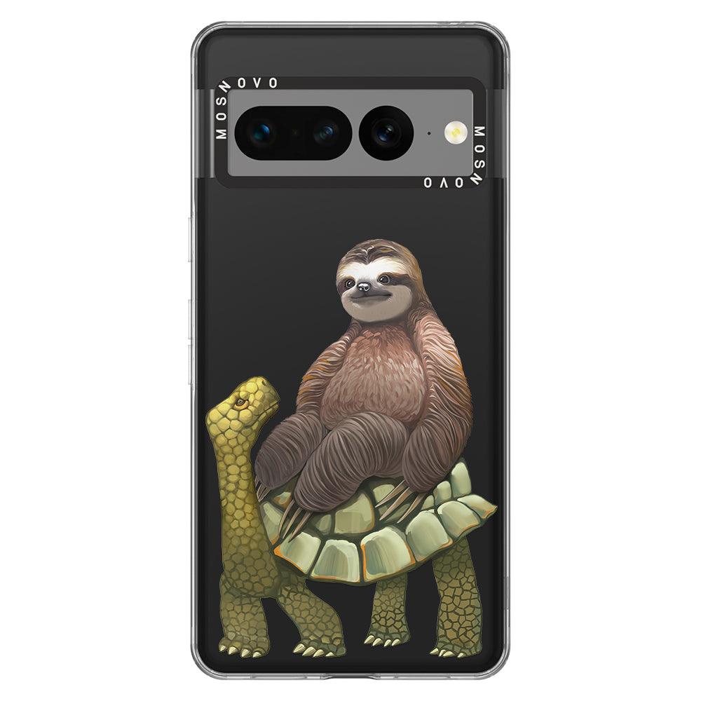 Sloth Turtle Phone Case - Google Pixel 7 Pro Case - MOSNOVO