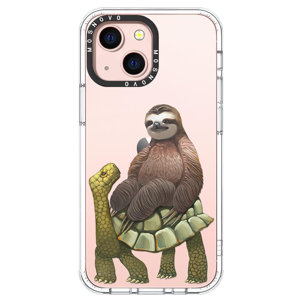 Sloth Turtle Phone Case - iPhone 13 Mini Case – MOSNOVO