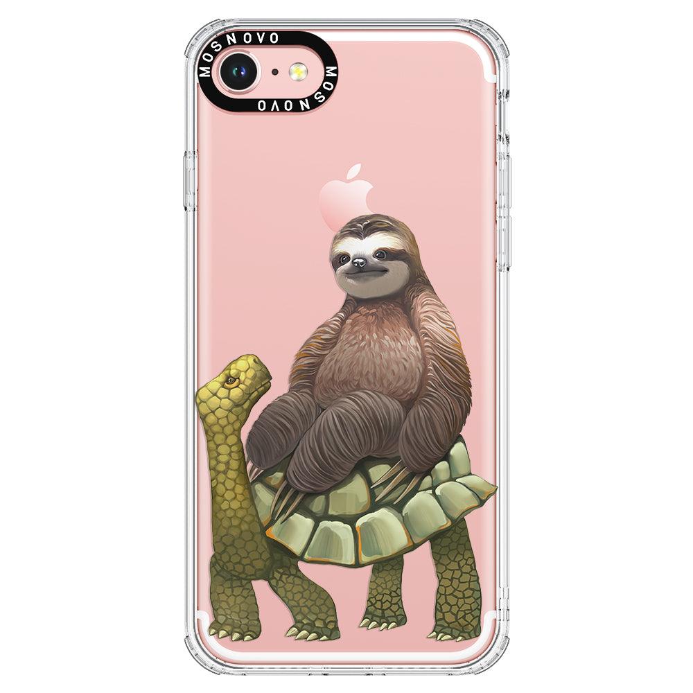 Sloth Turtle Phone Case - iPhone 7 Case - MOSNOVO