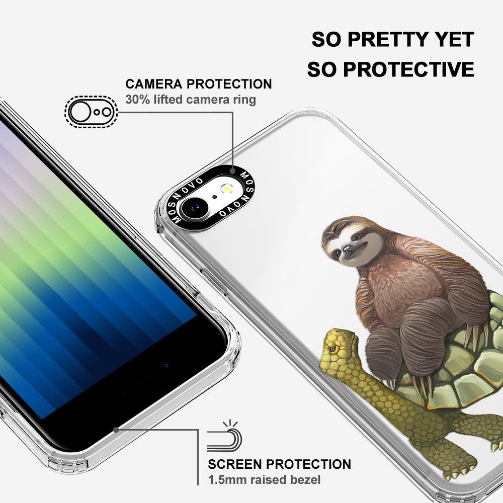 Sloth Turtle Phone Case - iPhone 7 Case - MOSNOVO