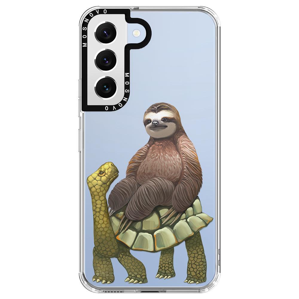 Sloth Turtle Phone Case - Samsung Galaxy S22 Case - MOSNOVO