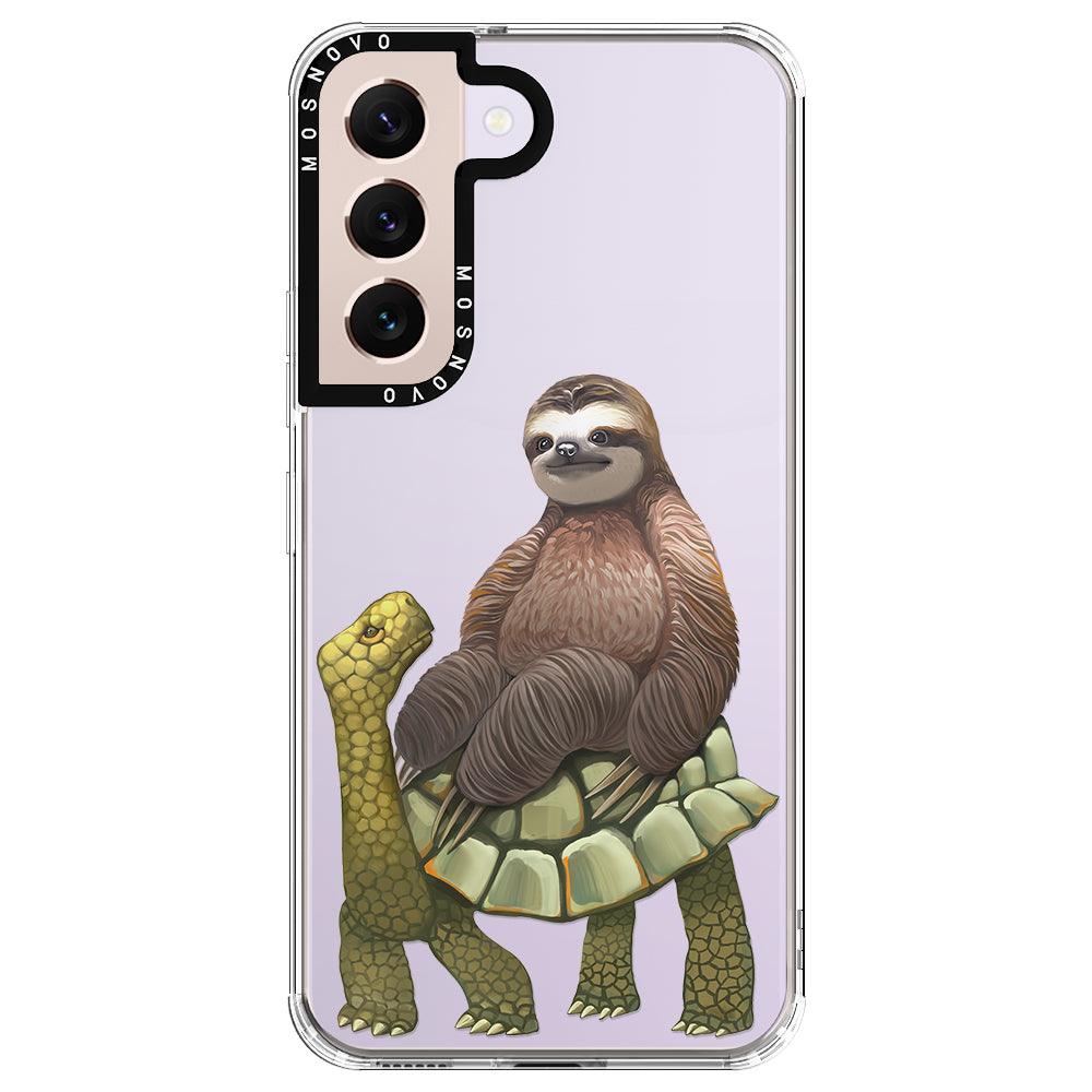 Sloth Turtle Phone Case - Samsung Galaxy S22 Case - MOSNOVO