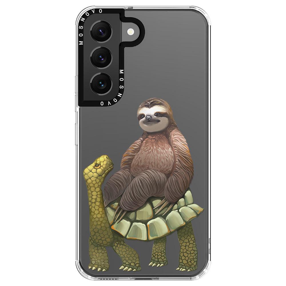 Sloth Turtle Phone Case - Samsung Galaxy S22 Case - MOSNOVO