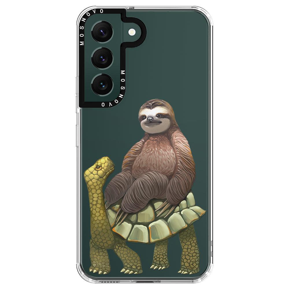 Sloth Turtle Phone Case - Samsung Galaxy S22 Case - MOSNOVO