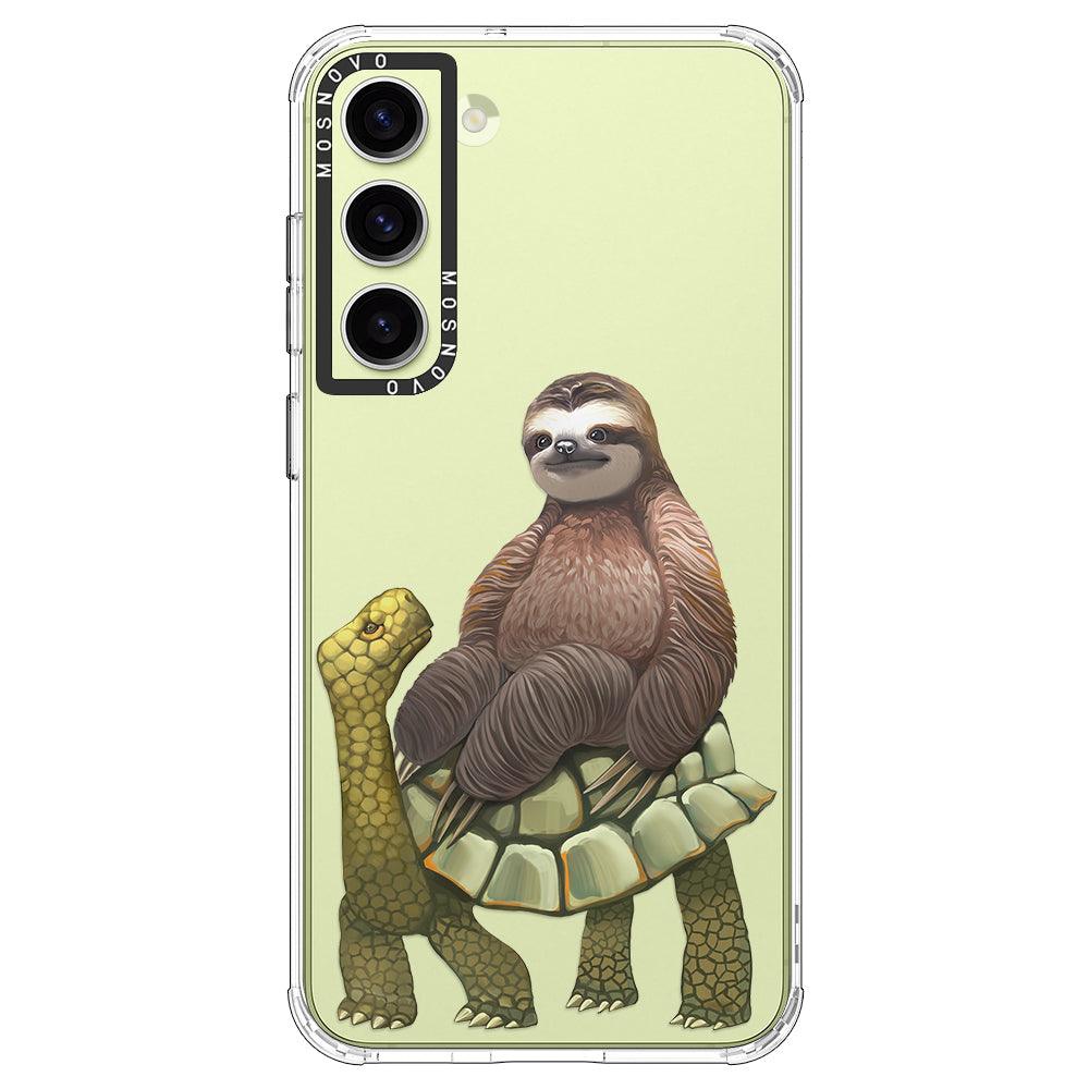 Sloth Turtle Phone Case - Samsung Galaxy S23 Plus Case - MOSNOVO