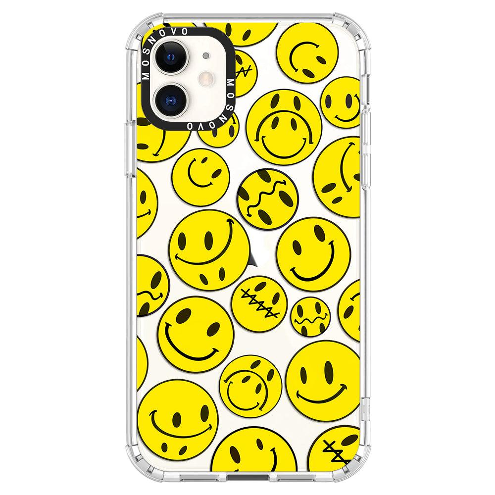 Smiley Face Phone Case - iPhone 11 Case - MOSNOVO