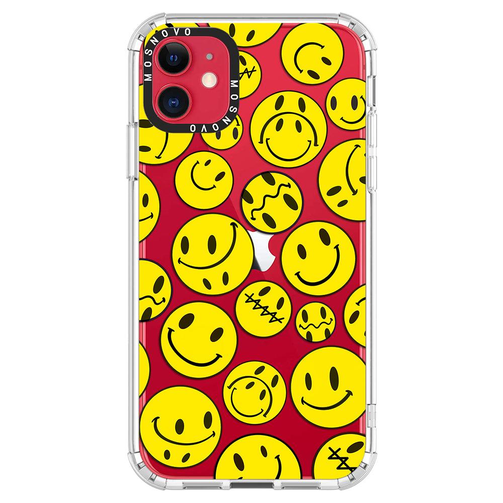 Smiley Face Phone Case - iPhone 11 Case - MOSNOVO