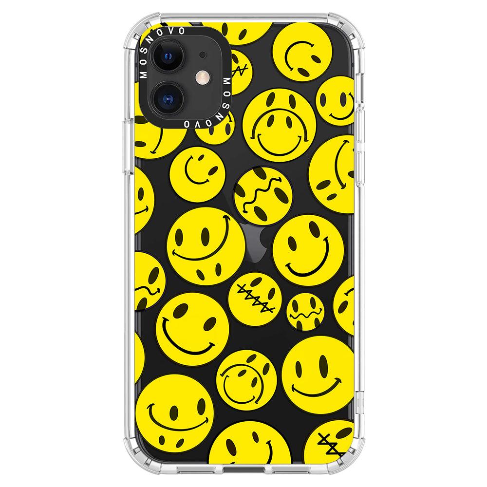 Smiley Face Phone Case - iPhone 11 Case - MOSNOVO