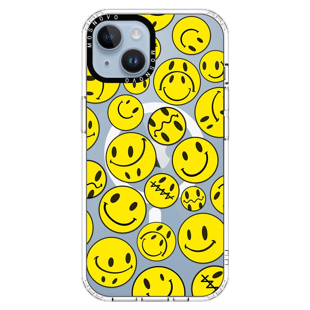 Smiley Face Phone Case - iPhone 14 Case - MOSNOVO