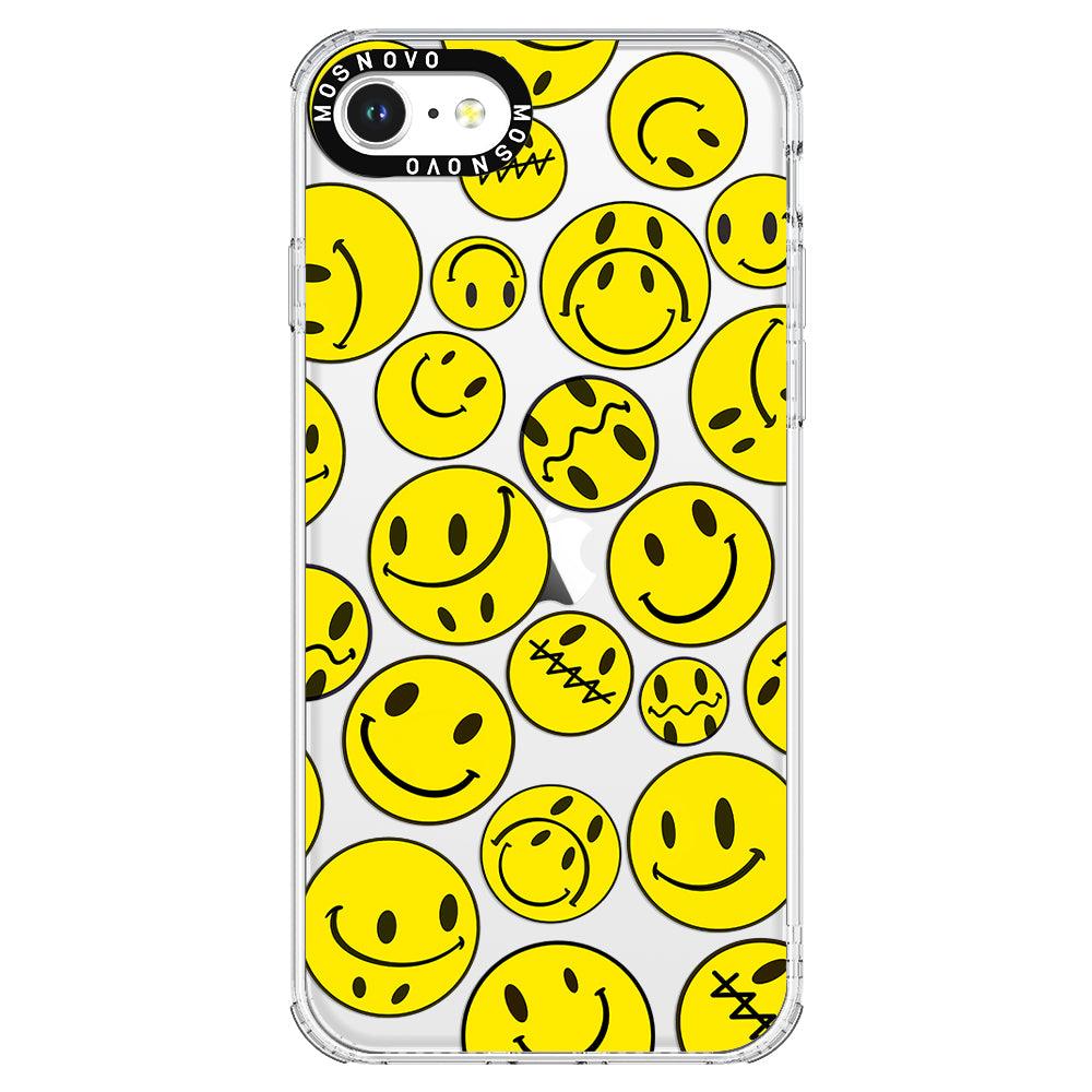 Smiley Face Phone Case - iPhone SE 2022 Case - MOSNOVO