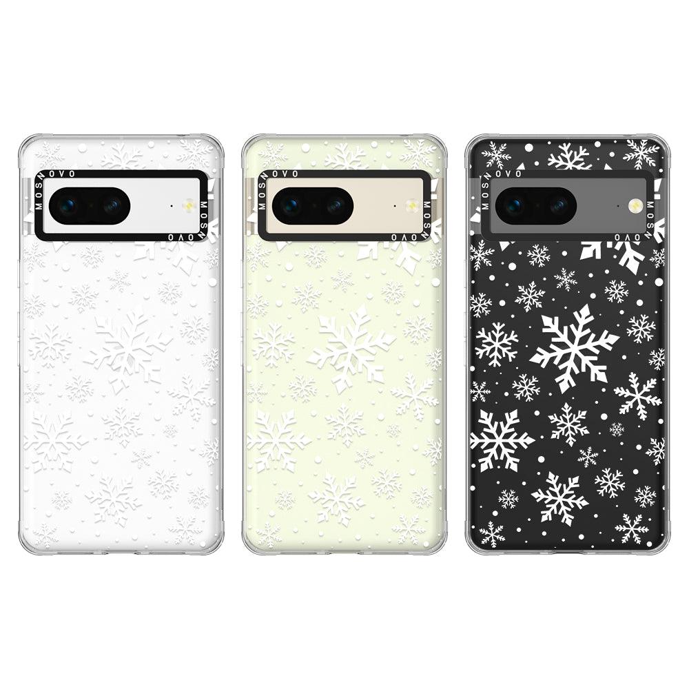 Snowflake Phone Case - Google Pixel 7 Case - MOSNOVO