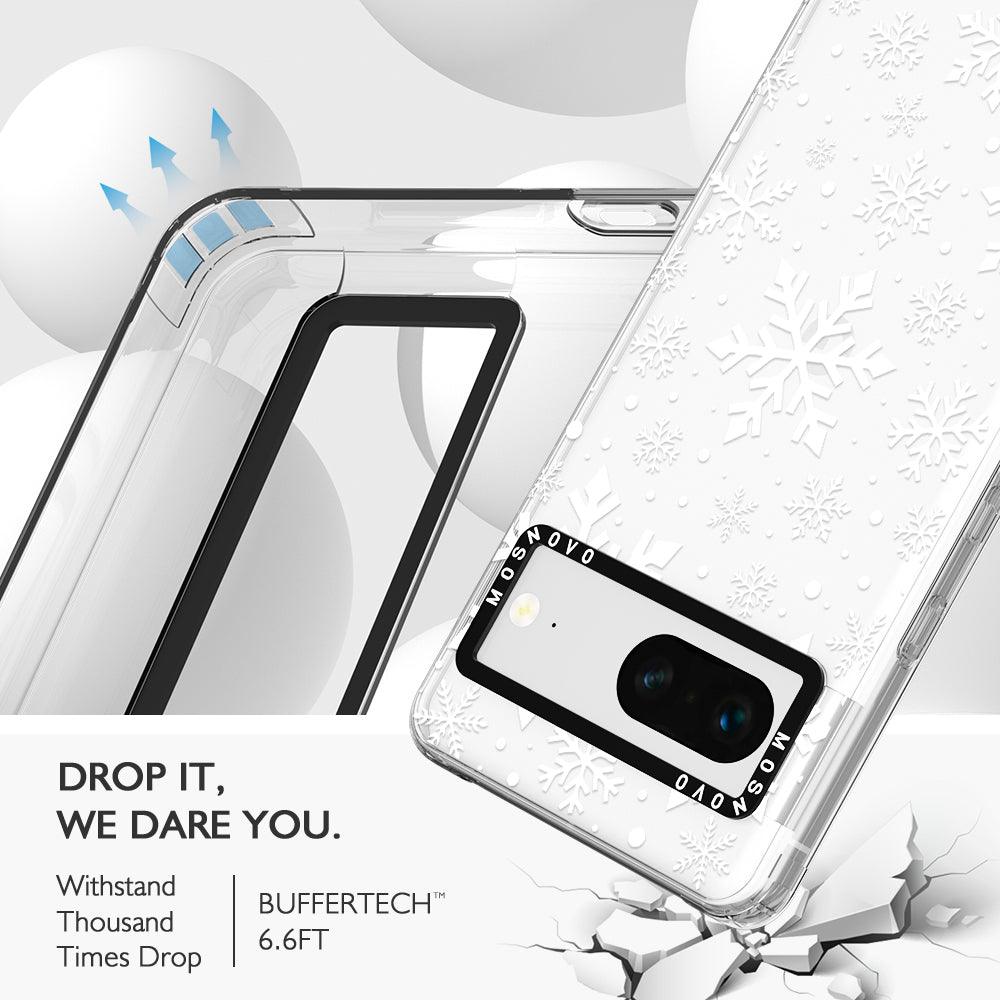 Snowflake Phone Case - Google Pixel 7 Case - MOSNOVO