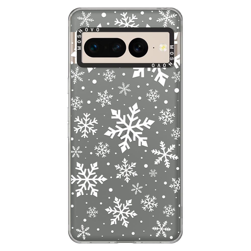 Snowflake Phone Case - Google Pixel 7 Pro Case - MOSNOVO